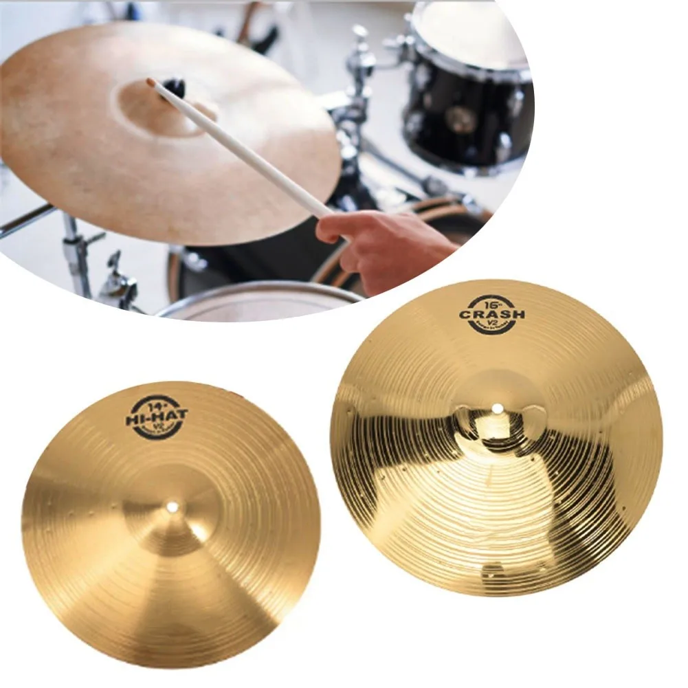 L Musical Instrument - 14 16 Inch Drum Brass Cymbals