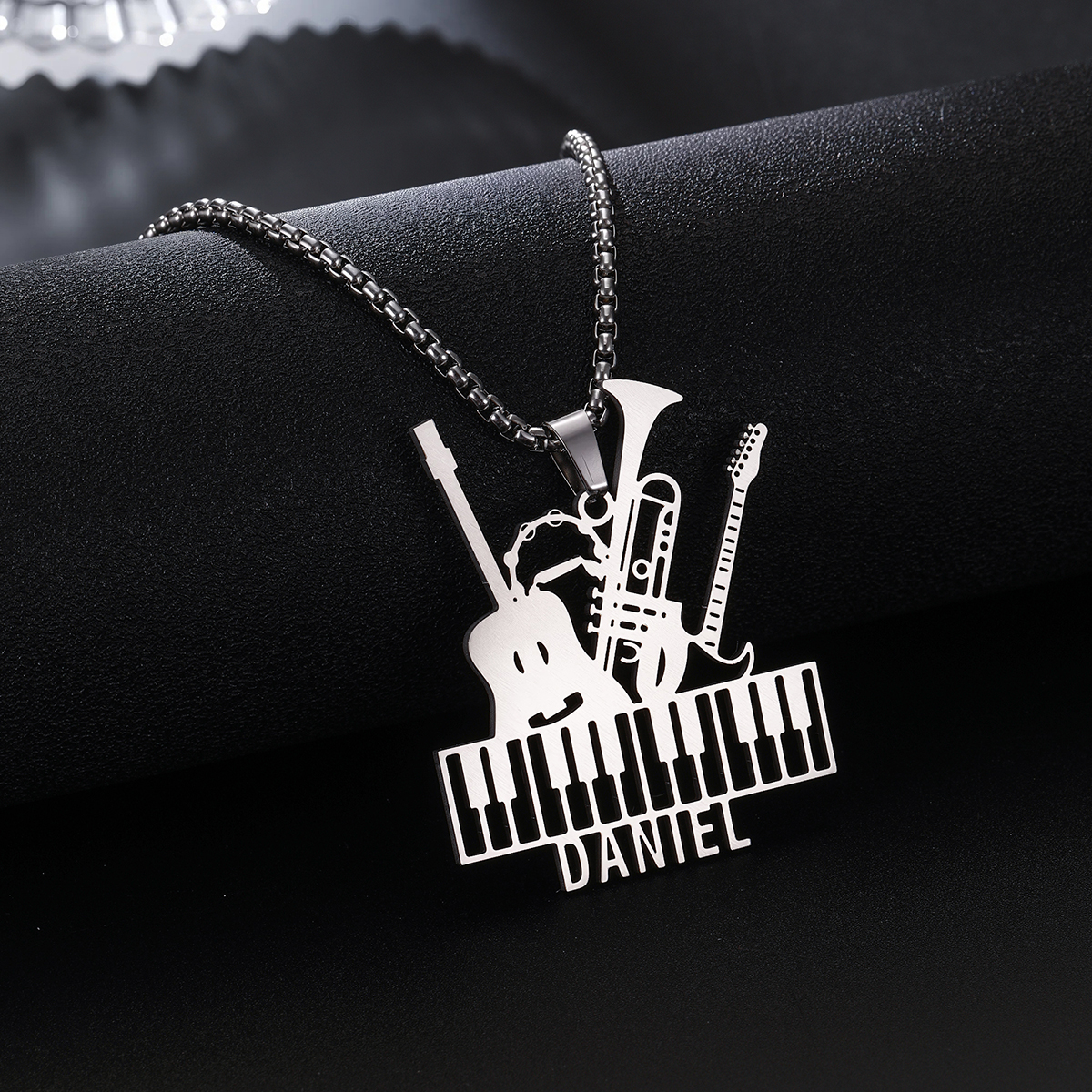 Musical Instrument Name - Custom Name Necklaces For Women Personalized