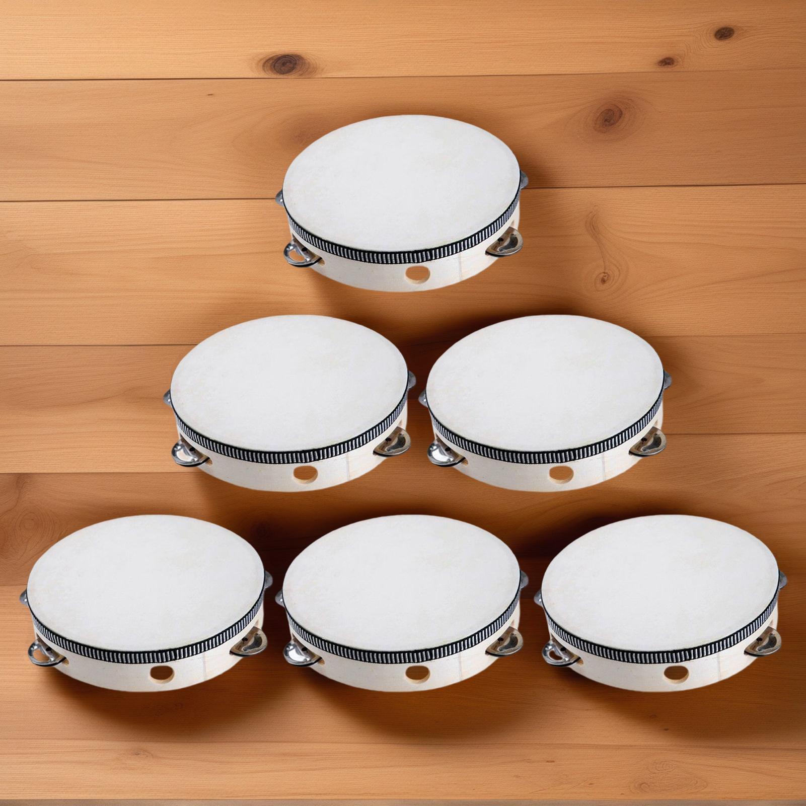 Tambourine Hand Drum - Tambourine for Church 6 Inch Hand