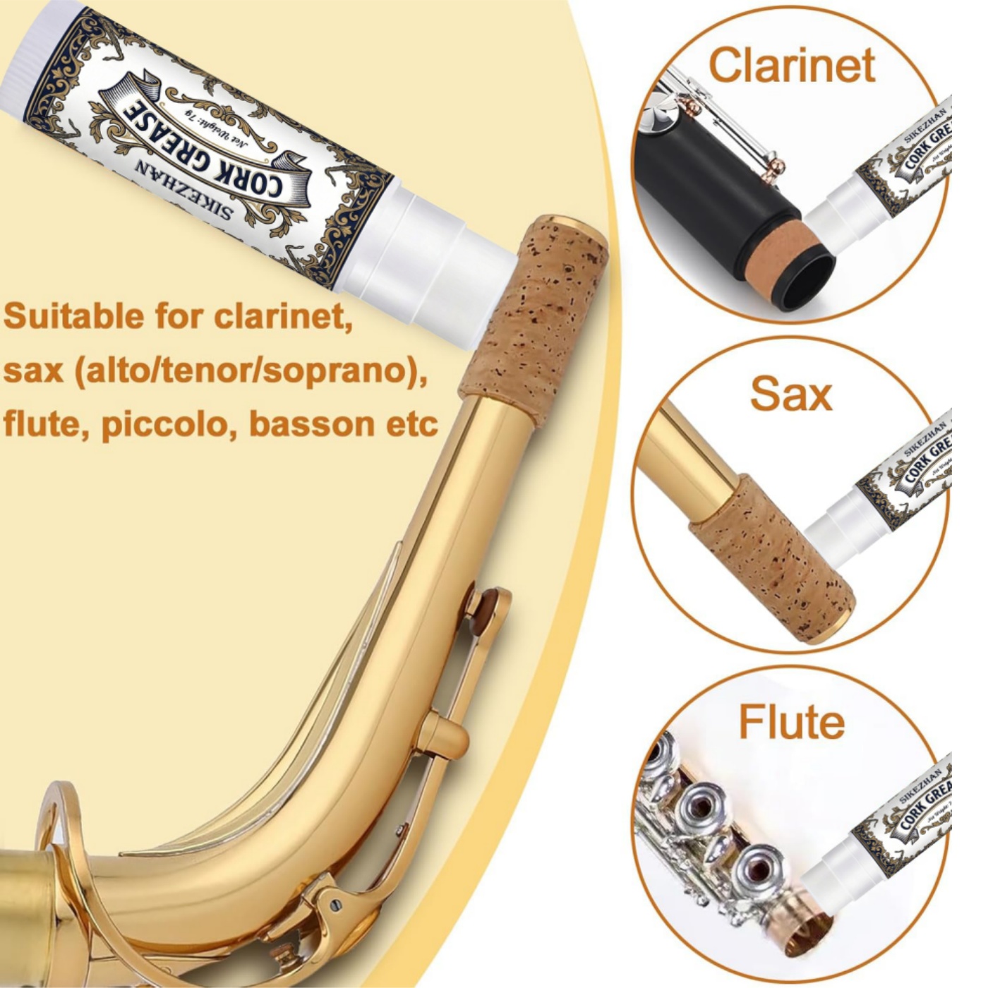 Premium Cork Grease for Clarin - Musical Instrument Bazooka incelemesi ve fiyatı