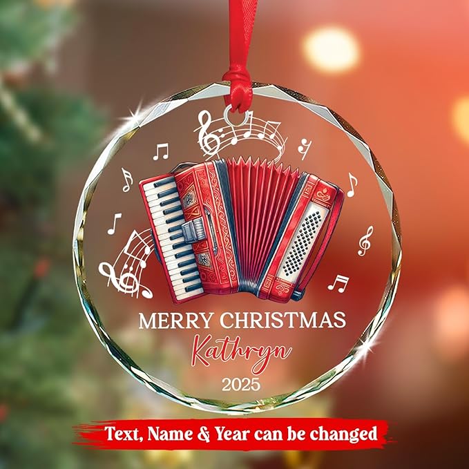 Accordion Lover Christmas Orna - Musical Instrument Name incelemesi ve fiyatı