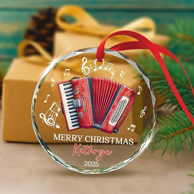 Accordion Lover Christmas Orna - Musical Instrument Name incelemesi ve fiyatı
