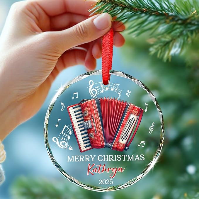 Accordion Lover Christmas Orna - Musical Instrument Name incelemesi ve fiyatı