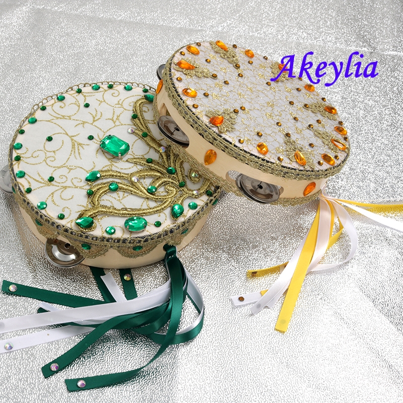 Gold yellow La Esmeralda circu - Tambourine Hand Drum incelemesi ve fiyatı