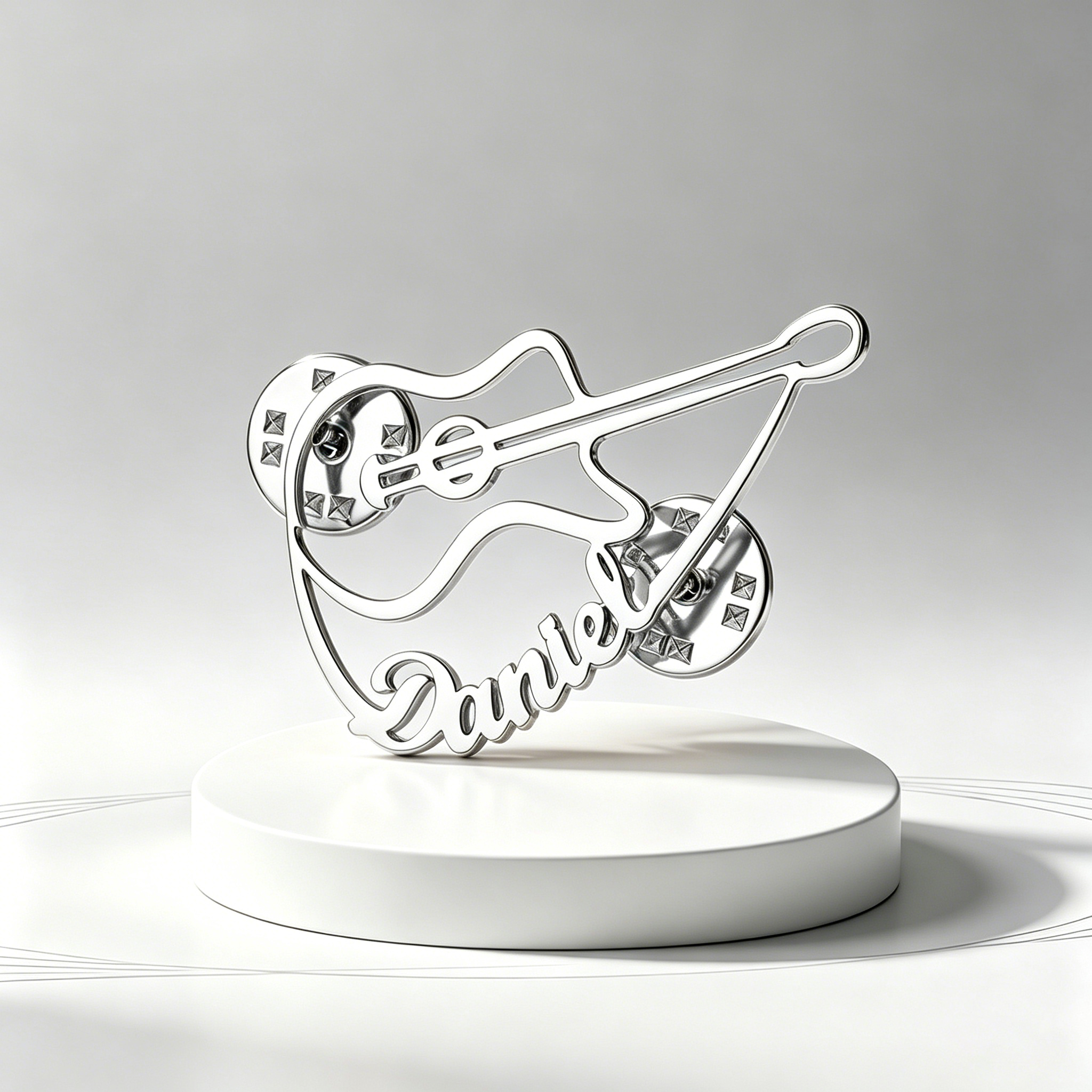 Custom Violin Pin Brooch Stain - Musical Instrument Name incelemesi ve fiyatı