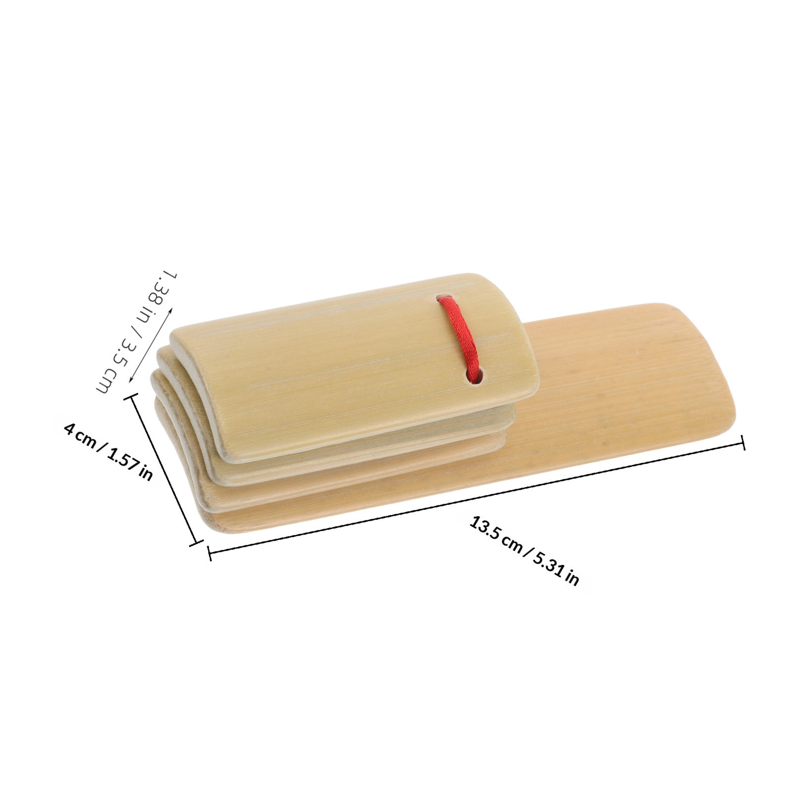 4Pcs Wooden Bamboo Clapper Set - Musical Instrument In Chinese incelemesi ve fiyatı