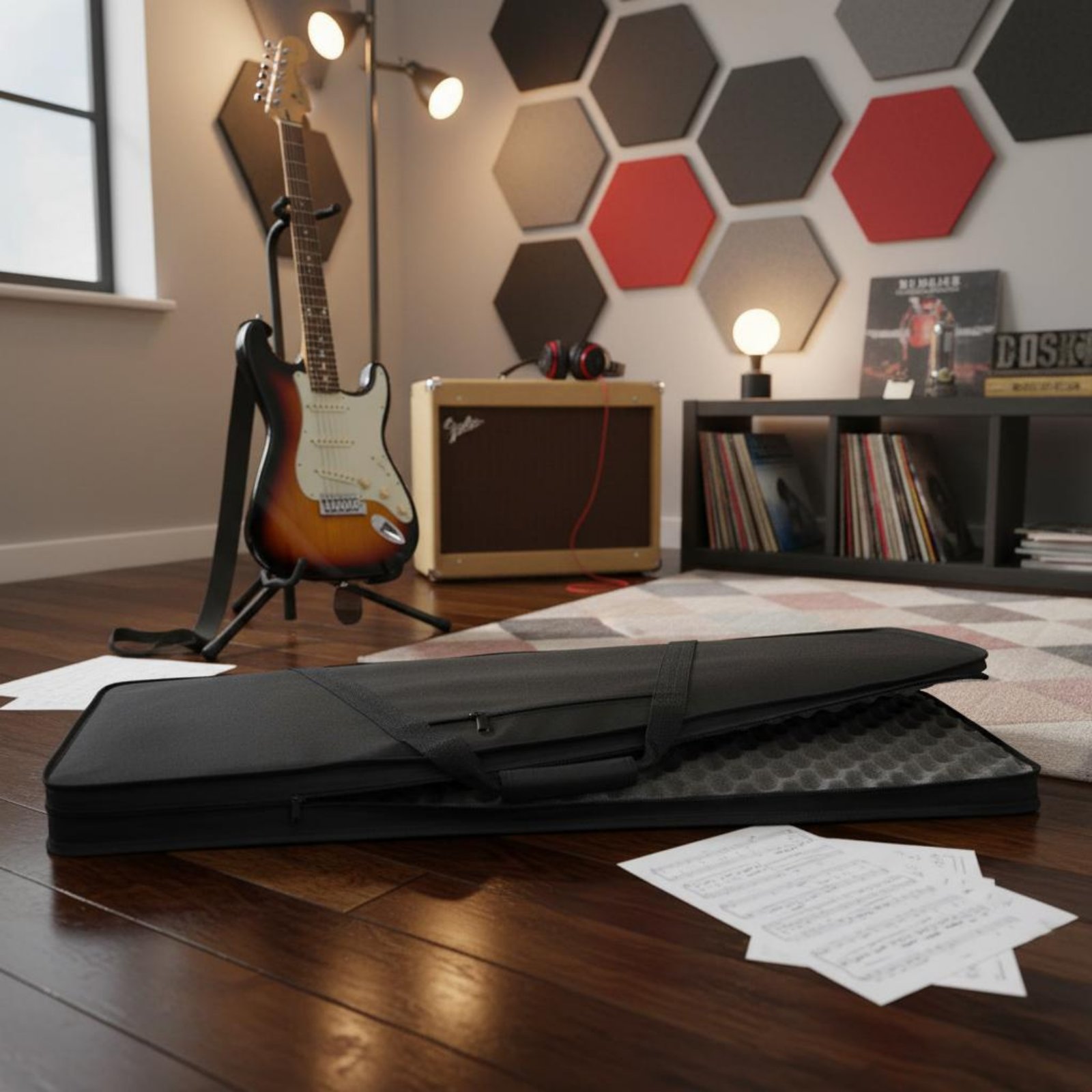 Lightweight Foam Guitar Case W - Musical Instrument With A incelemesi ve fiyatı