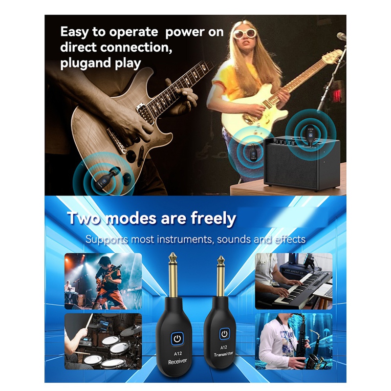 Electric Guitar Wireless Trans - Musical Instrument With A incelemesi ve fiyatı