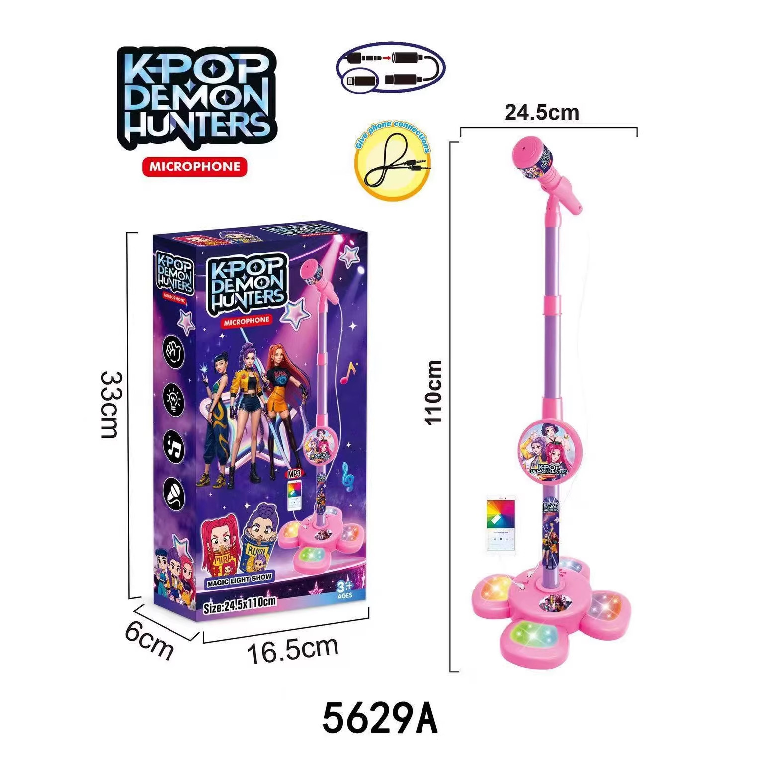 Kids Microphone with Stand, Ka - Musical Instrument Gif incelemesi ve fiyatı