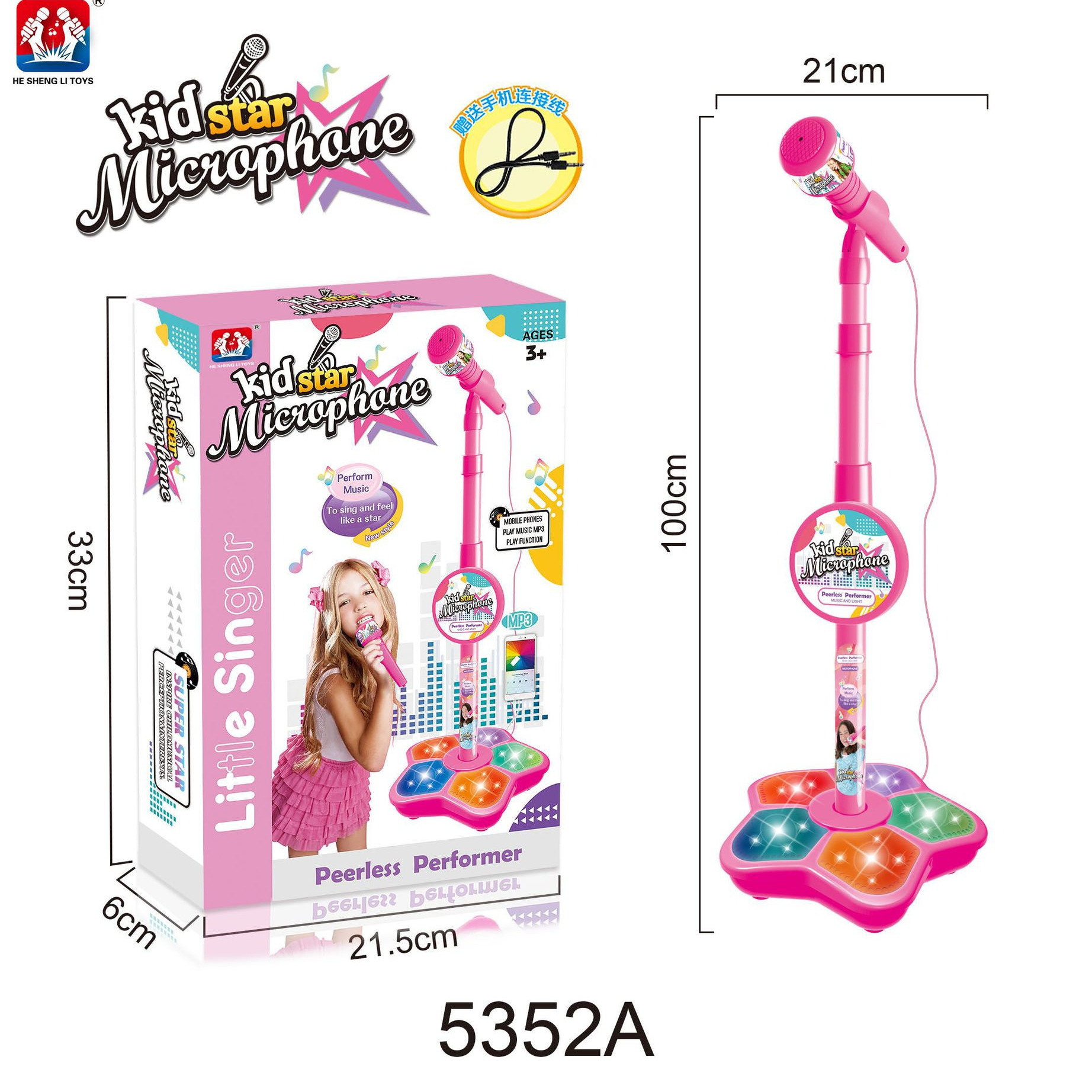 Kids Microphone with Stand, Ka - Musical Instrument Gif incelemesi ve fiyatı