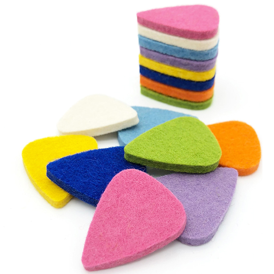 12pcs Color Felt Picks 3.5mm T - Musical Instrument Gif incelemesi ve fiyatı