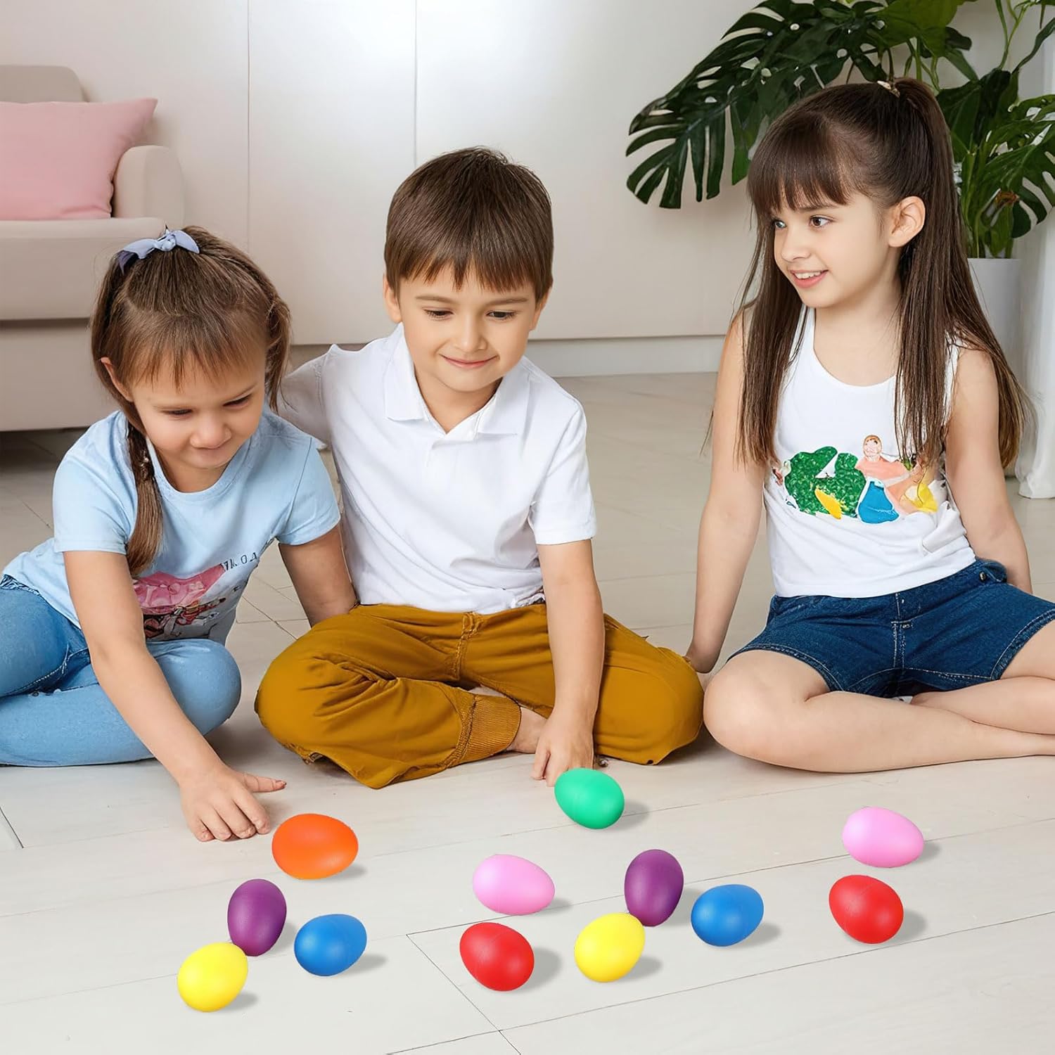 2Pcs Plastic Egg Shakers Percu - Musical Instrument Gif incelemesi ve fiyatı