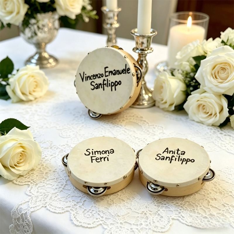 3/5PCS ﻿ Wedding Tambourine Dr - Musical Instrument Name incelemesi ve fiyatı