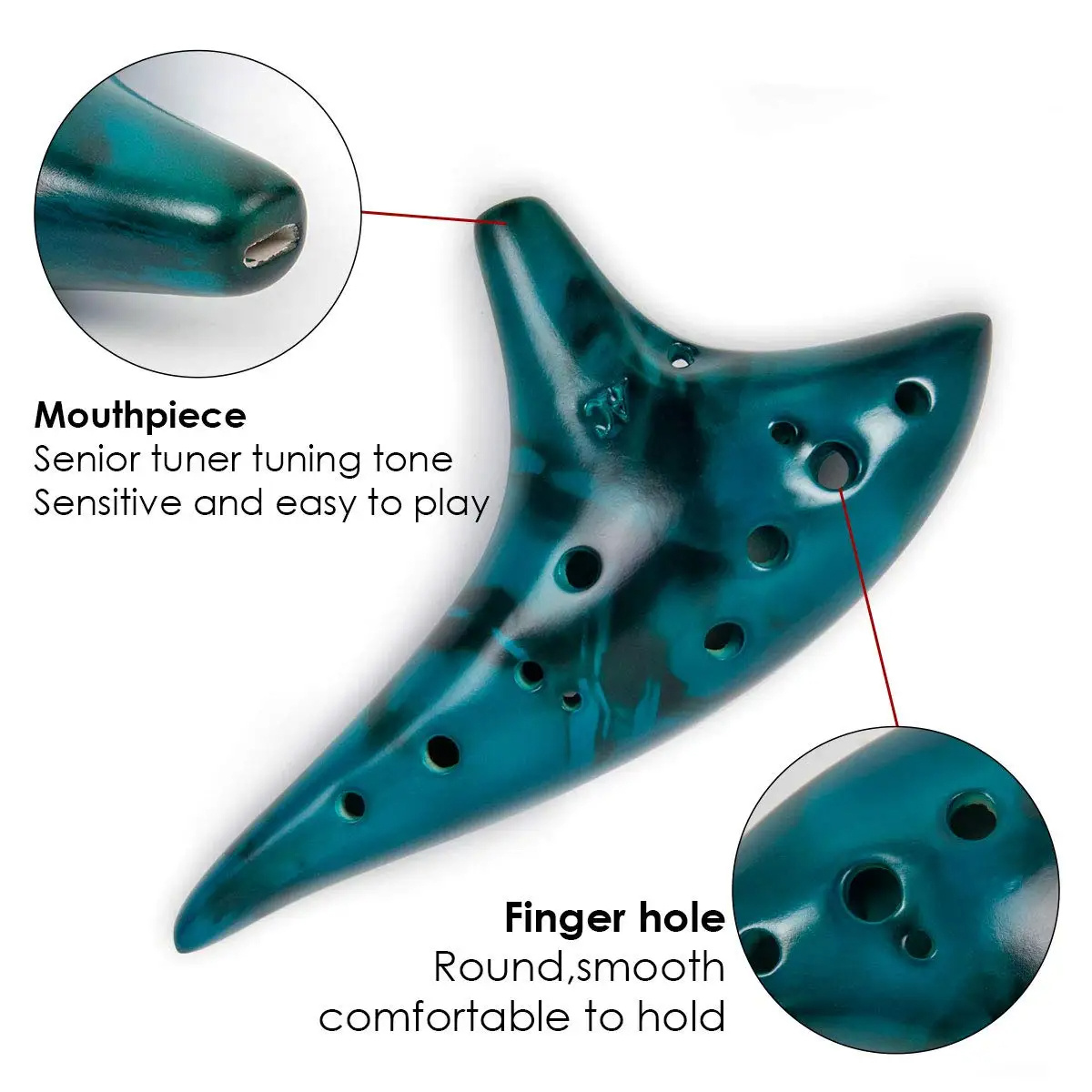 Miwayer Ocarina12 Tones Alto C - Musical Instrument In Chinese incelemesi ve fiyatı