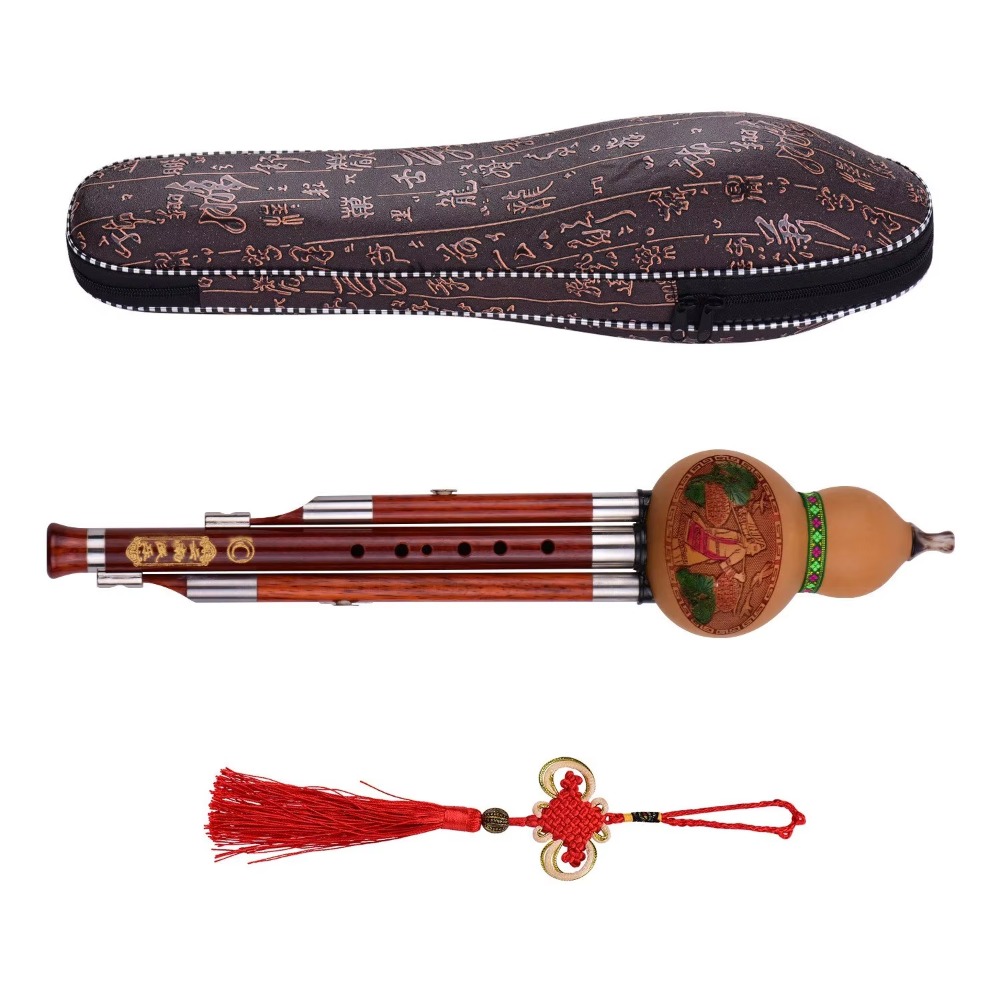 3-Tone C Key Hulusi Gourd Flut - Musical Instrument In Chinese incelemesi ve fiyatı