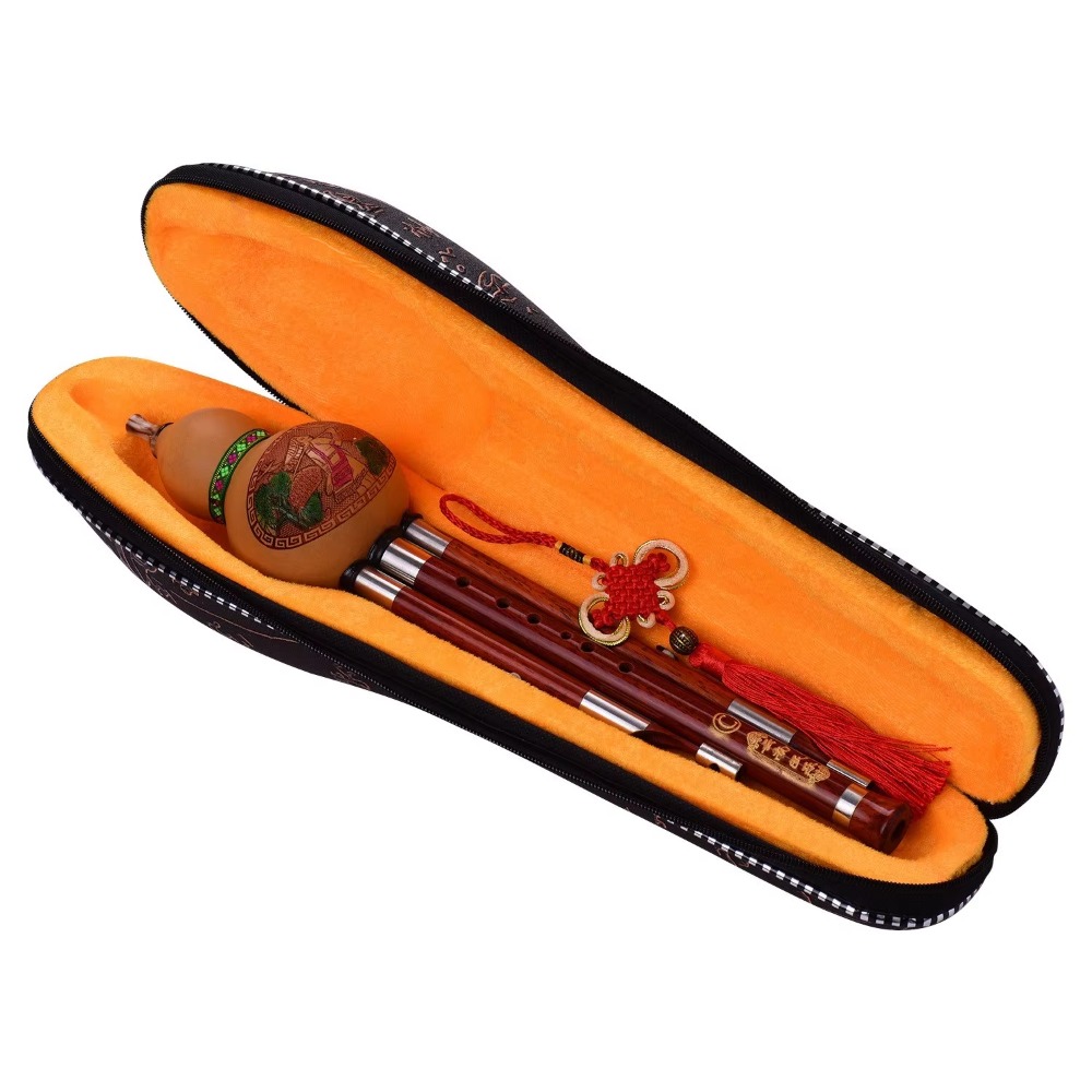 3-Tone C Key Hulusi Gourd Flut - Musical Instrument In Chinese incelemesi ve fiyatı