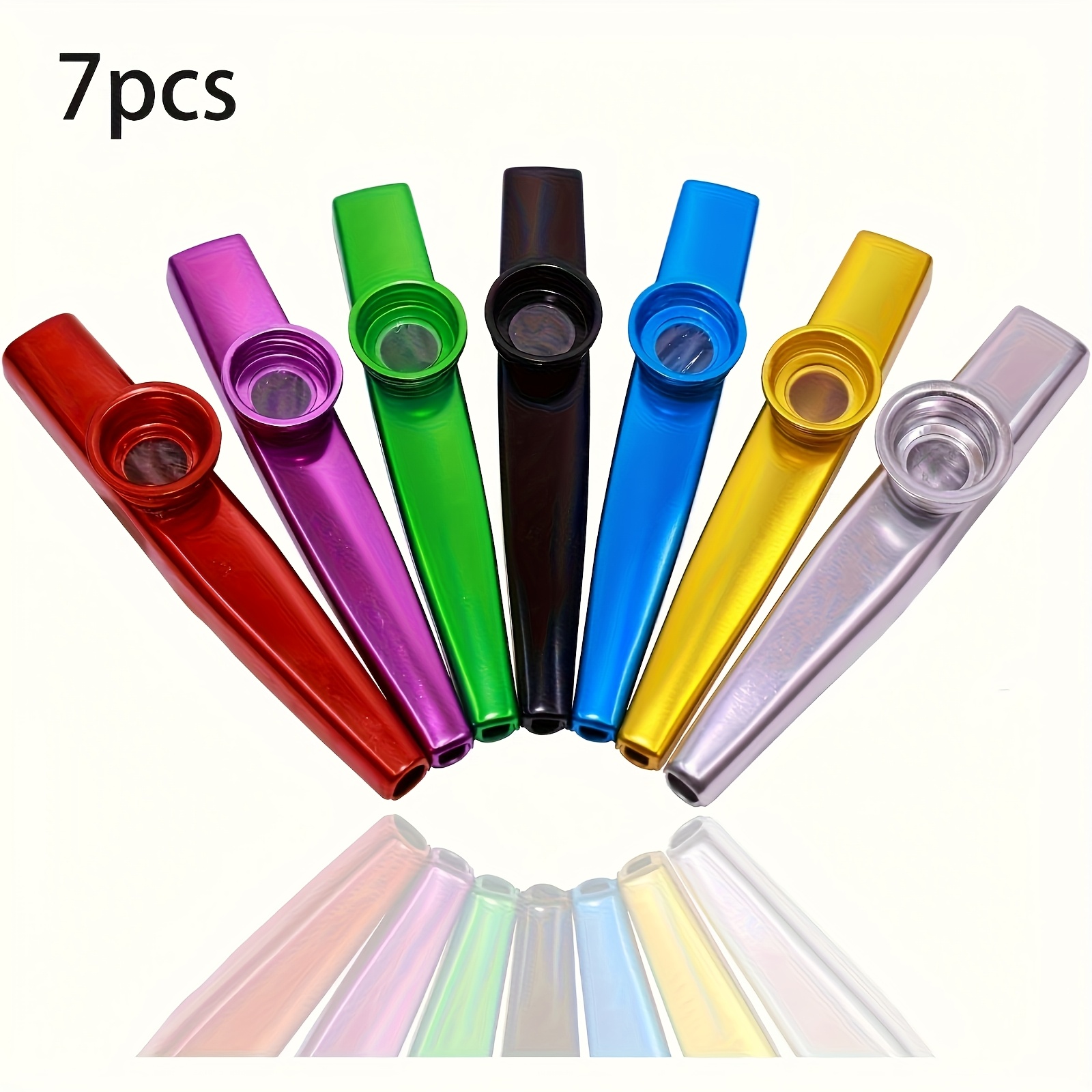 7pcs Metal Kazoos Simple Desig - Musical Instrument Gif incelemesi ve fiyatı