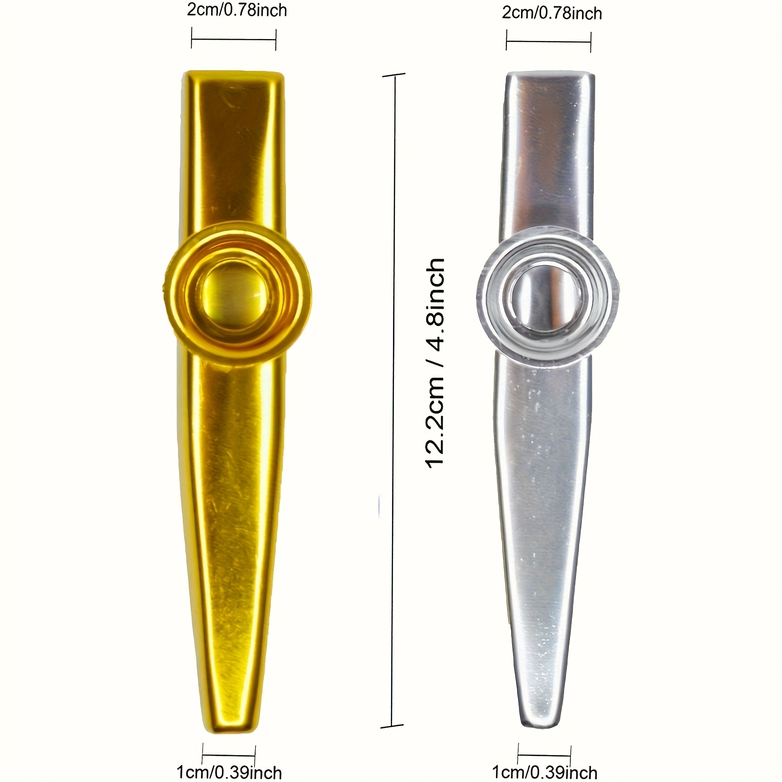 7pcs Metal Kazoos Simple Desig - Musical Instrument Gif incelemesi ve fiyatı