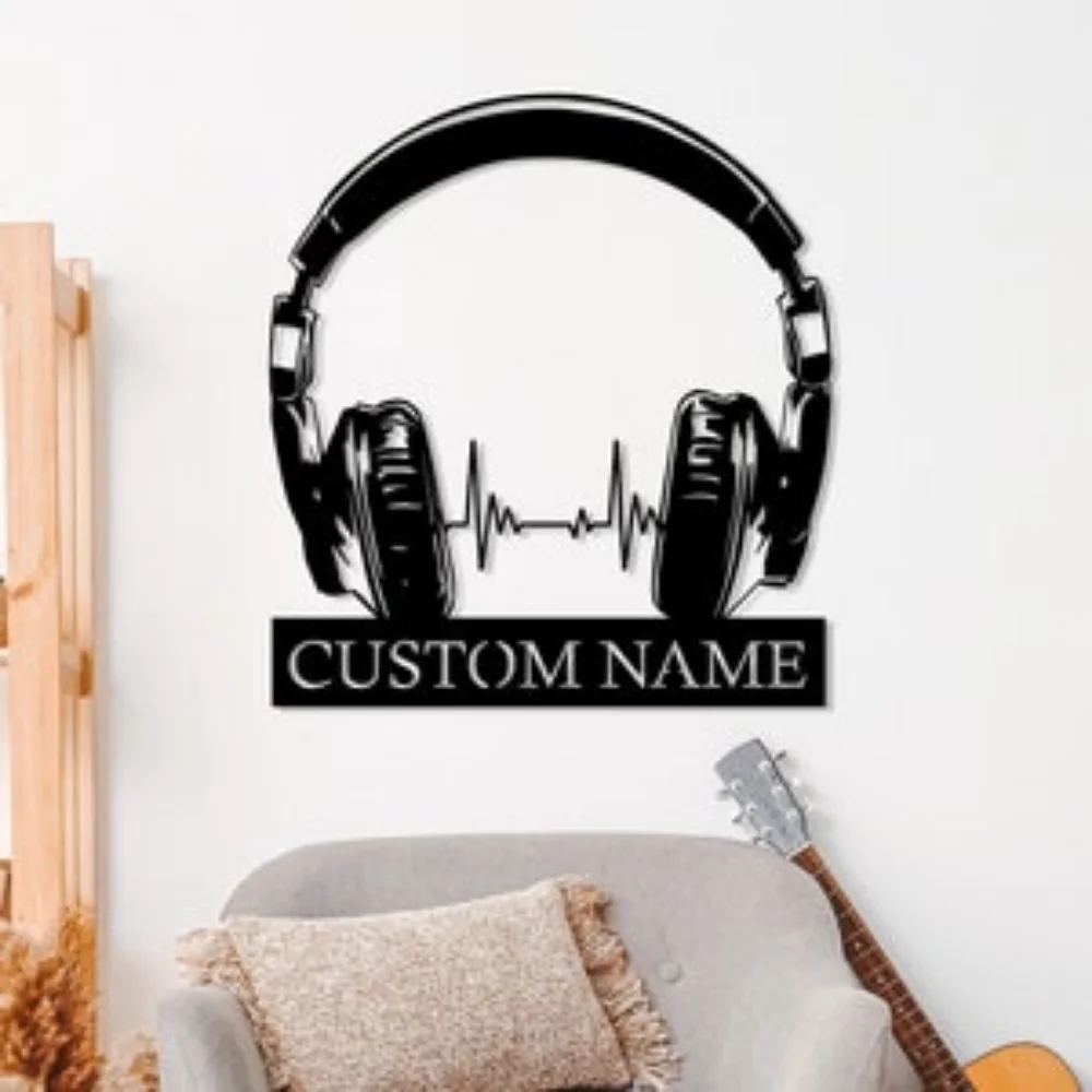 Metal Wall Art - Custom Earpho - Musical Instrument Name incelemesi ve fiyatı