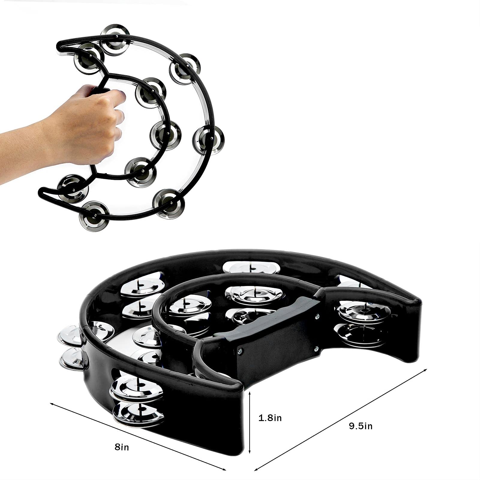 Tambourine Double Row Metal Ji - Musical Instrument Gif incelemesi ve fiyatı