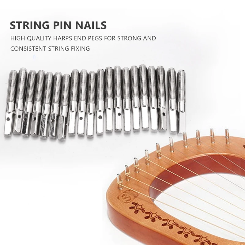 20 Pcs Tuning Pin Nails & 20Pc - L Musical Instrument incelemesi ve fiyatı