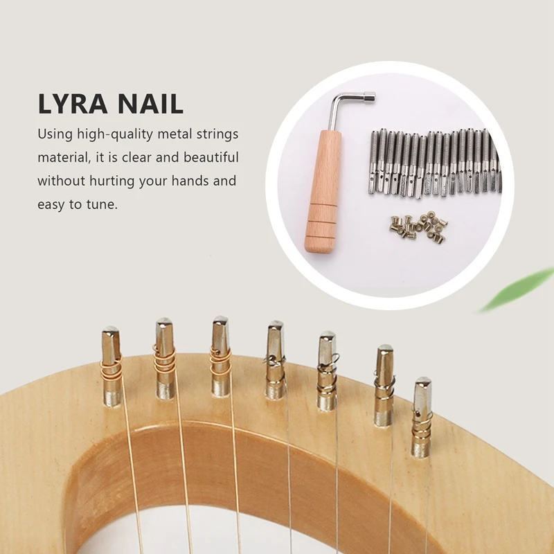 20 Pcs Tuning Pin Nails & 20Pc - L Musical Instrument incelemesi ve fiyatı