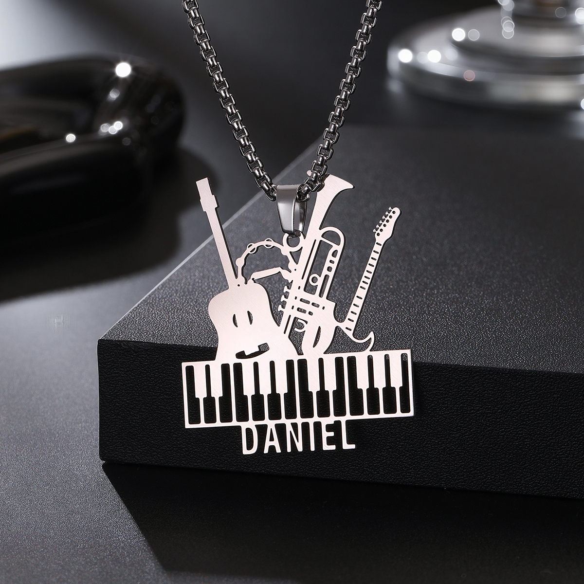 Custom Name Necklaces For Wome - Musical Instrument Name incelemesi ve fiyatı