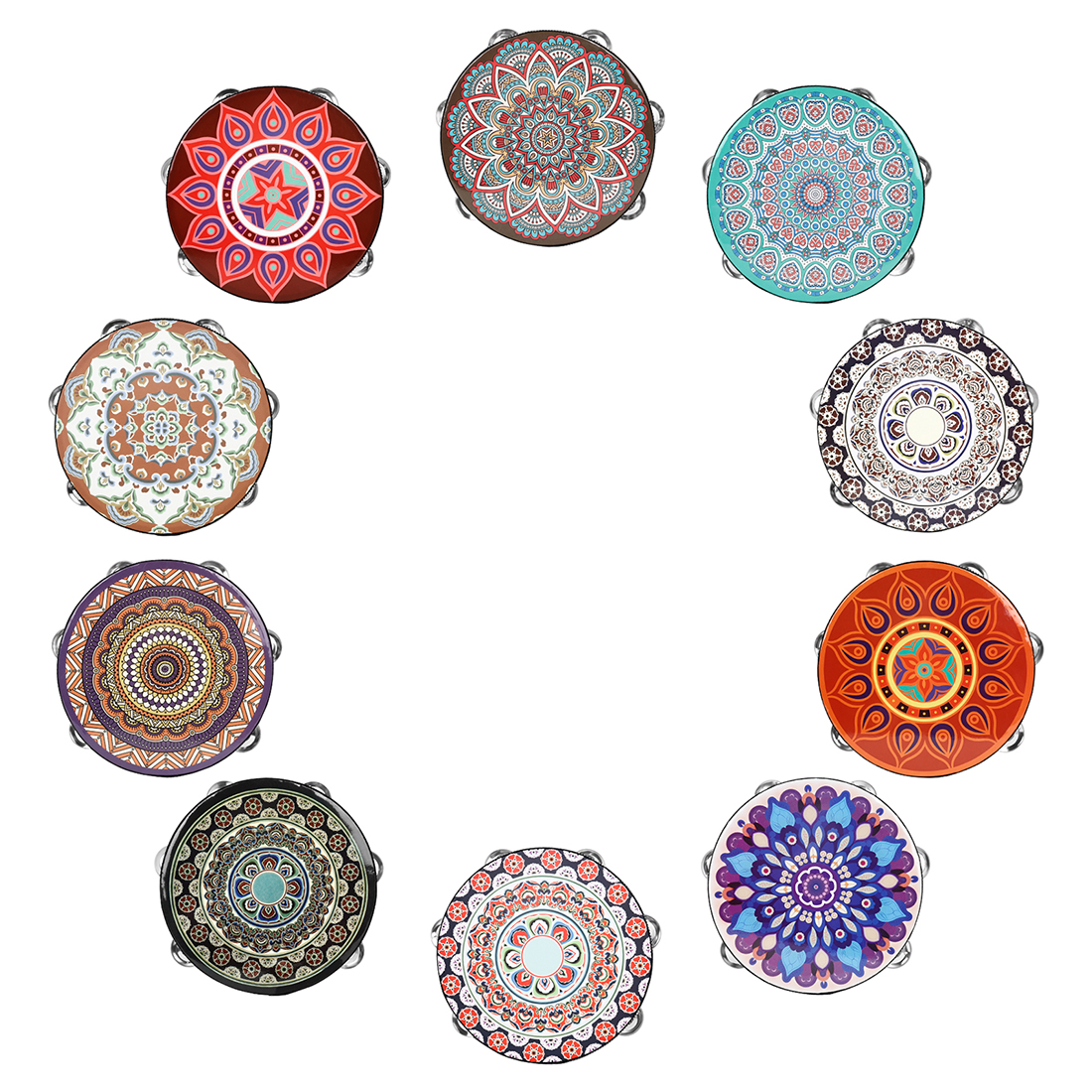 IRIN 8 Inch Tambourine Handbel - Tambourine Hand Drum incelemesi ve fiyatı