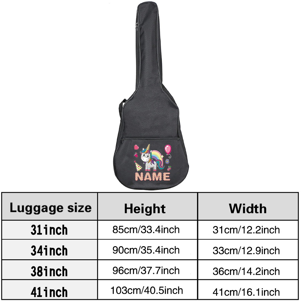 Customized Name Guitar Bag 36- - Musical Instrument Name incelemesi ve fiyatı