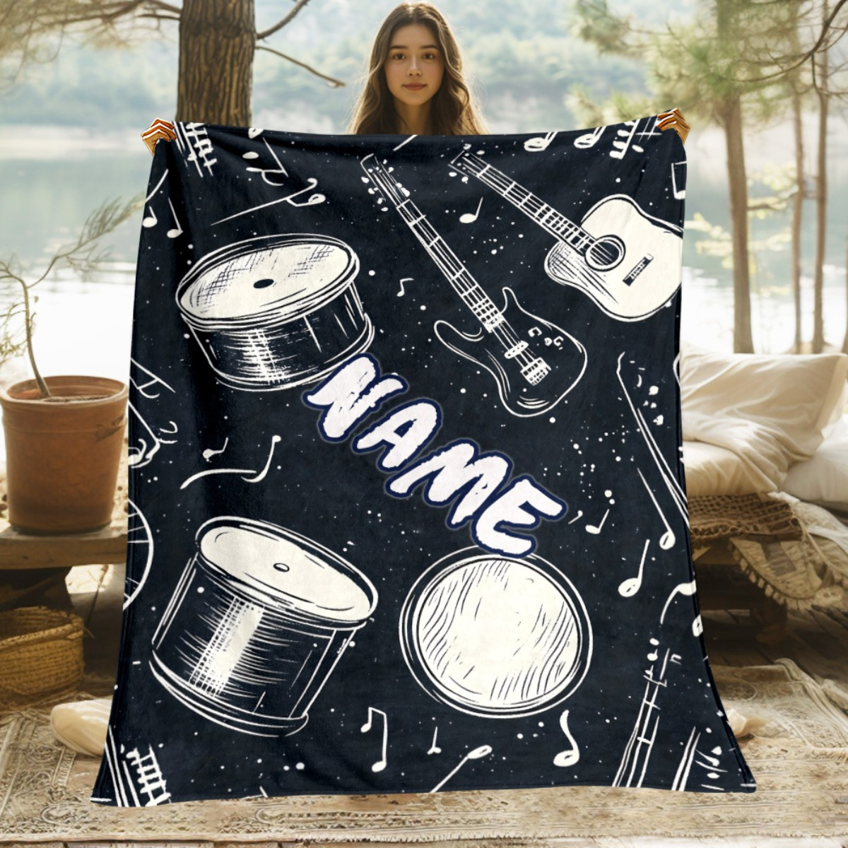 Personalized Music Lover's Bla - Musical Instrument Name incelemesi ve fiyatı