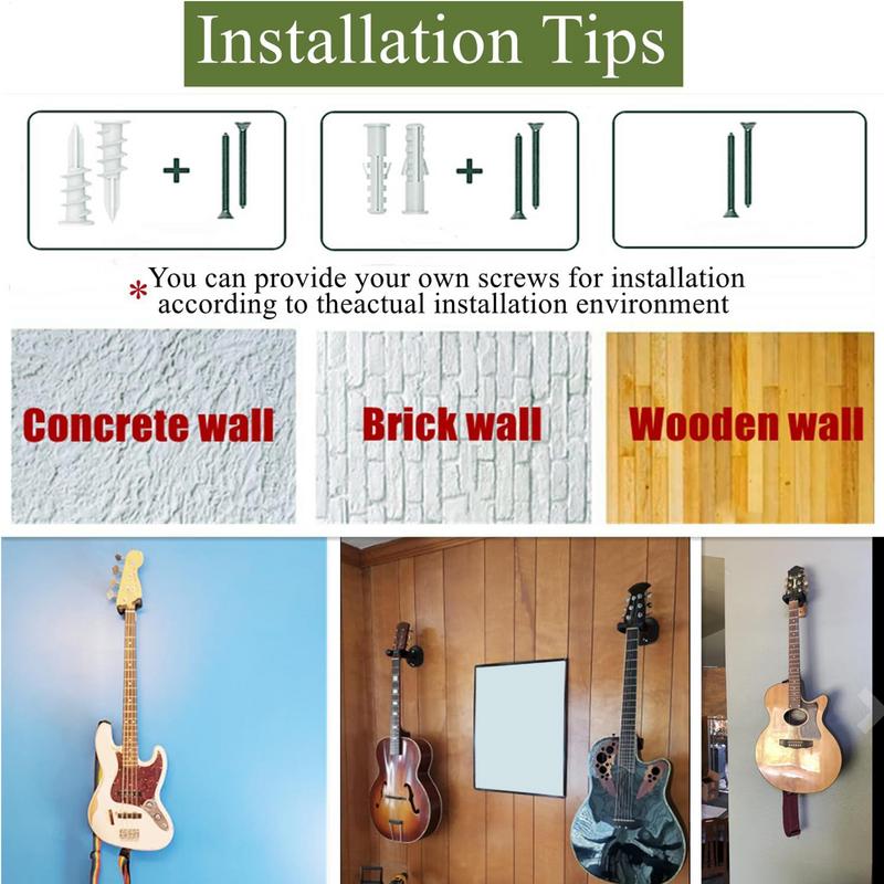 Guitar Wall Mount Non-slip Gui - L Musical Instrument incelemesi ve fiyatı