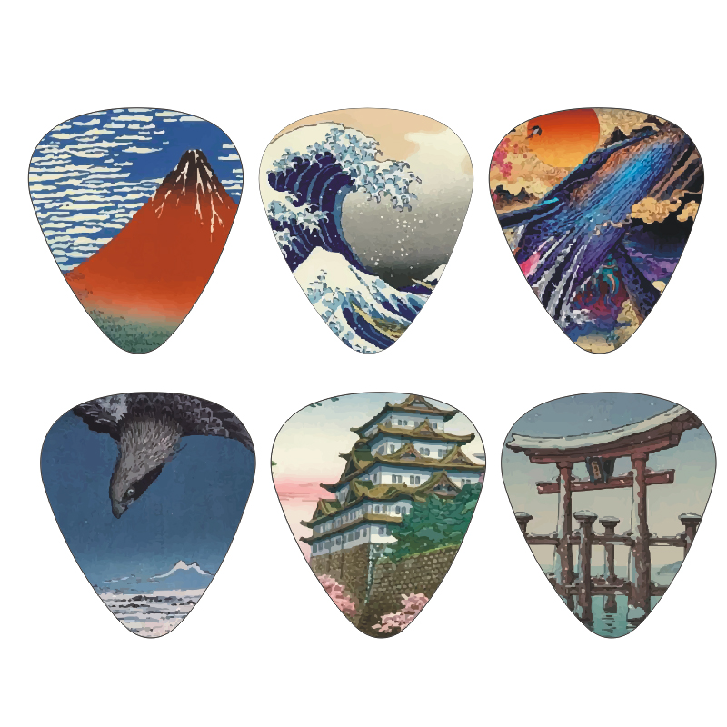 New 12pcs/set  Guitar Picks -  - Musical Instrument Gif incelemesi ve fiyatı