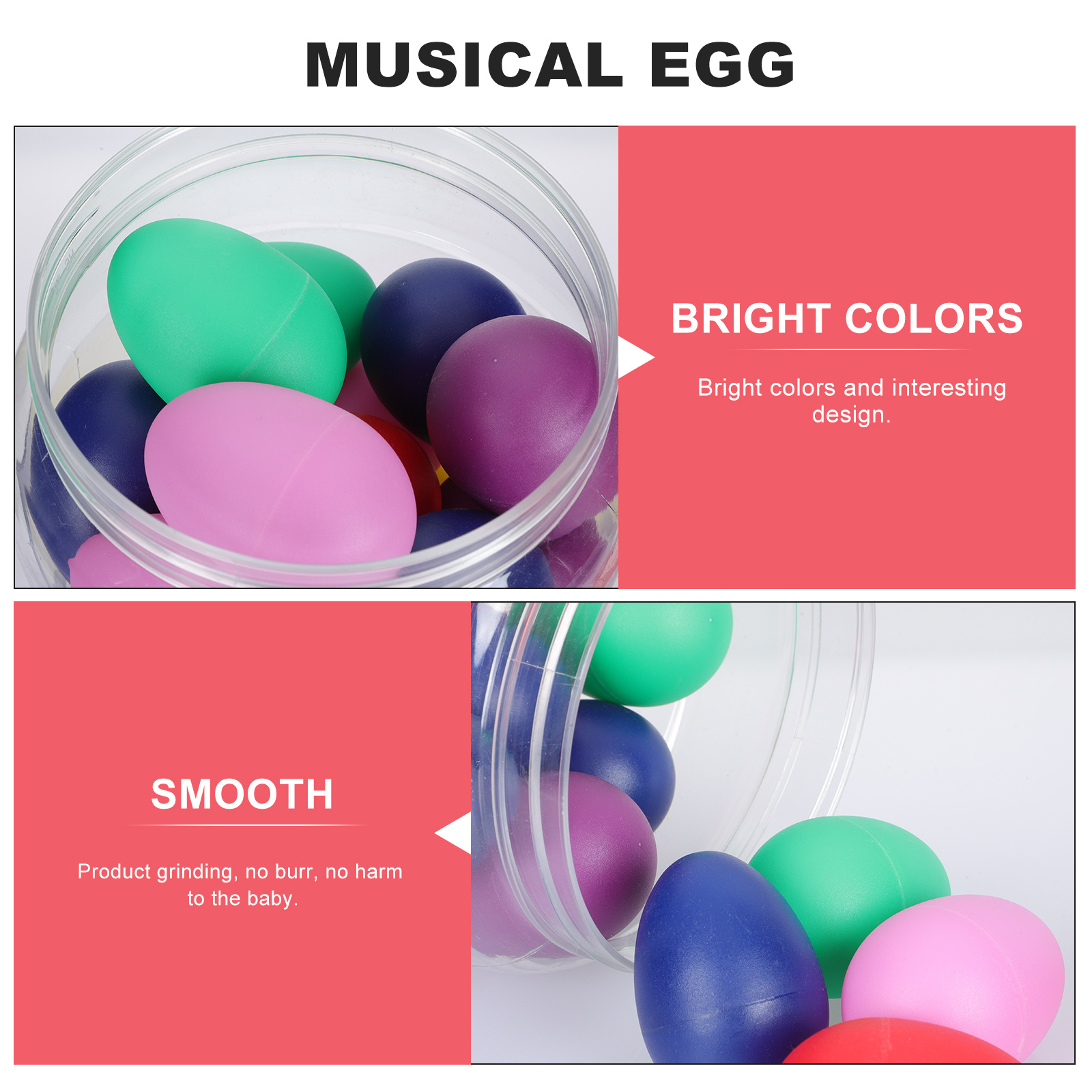 20Pcs Musical Egg Shakers Prem - Musical Instrument Gif incelemesi ve fiyatı