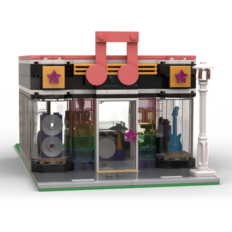 City Street View Model MOC Bui - Musical Instrument Shop incelemesi ve fiyatı