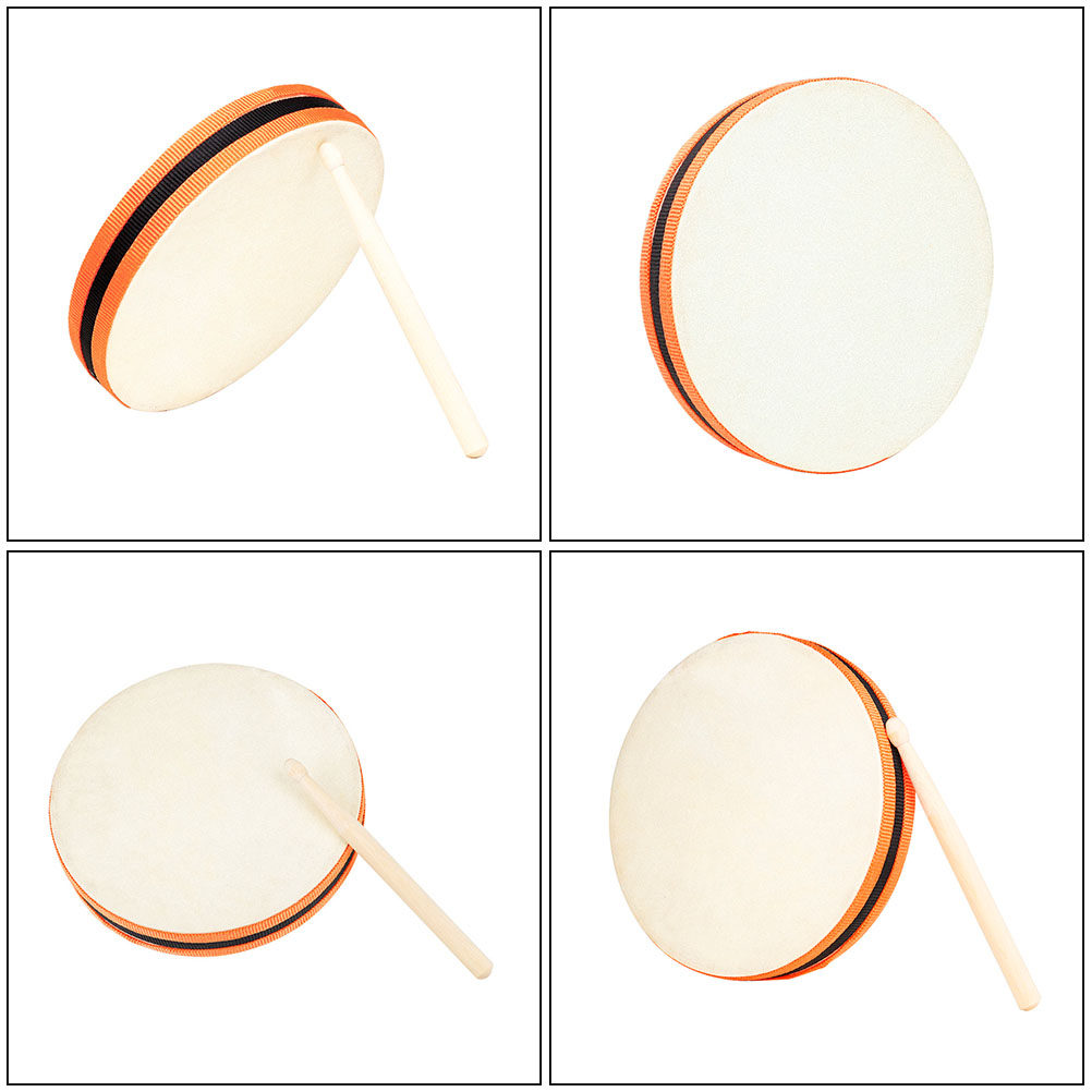 1Set Funny Kids Hand Drum Set  - Frame Drum Goat Skin incelemesi ve fiyatı