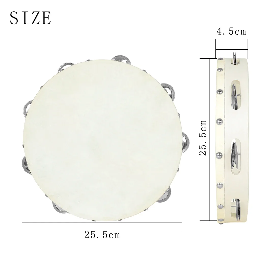 IRIN 10 Inches Tambourine Drum - Musical Instrument Gif incelemesi ve fiyatı