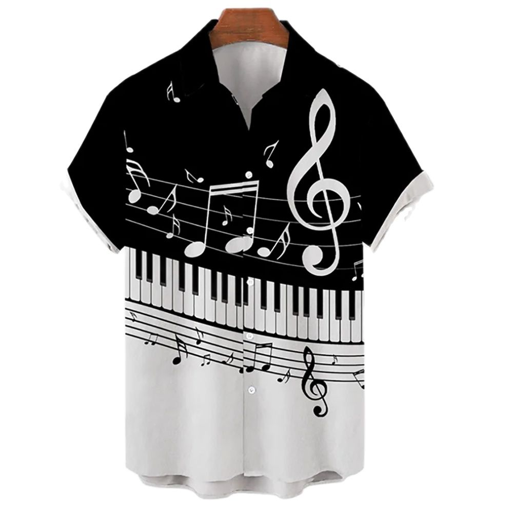 New Oversiz Men's Shirt Hawaii - Musical Instrument Shop incelemesi ve fiyatı