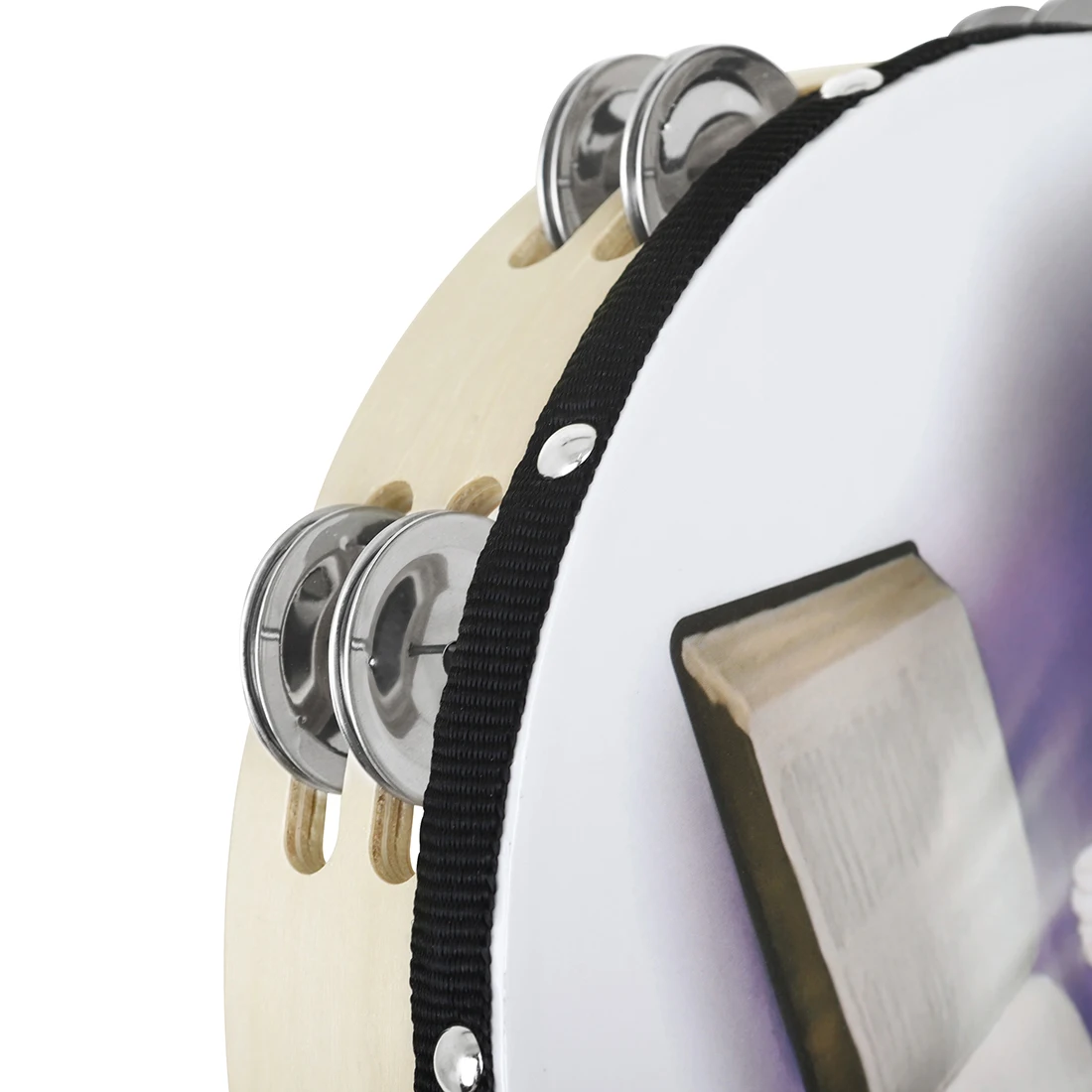 M MBAT 10-Inch Tambourine Wood - Tambourine Hand Drum incelemesi ve fiyatı