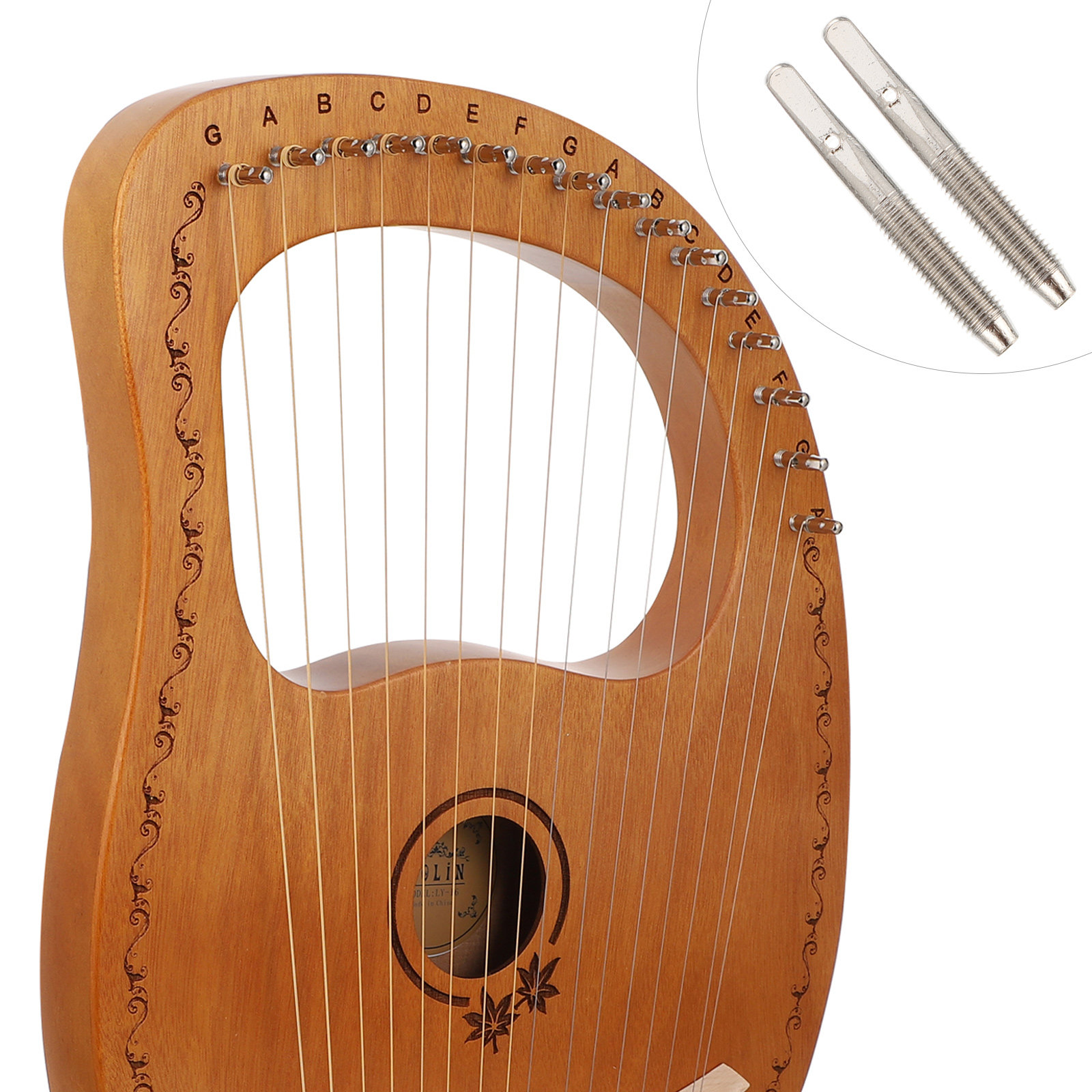7Pcs Harp String Pin Metal Peg - Musical Instrument Zither incelemesi ve fiyatı