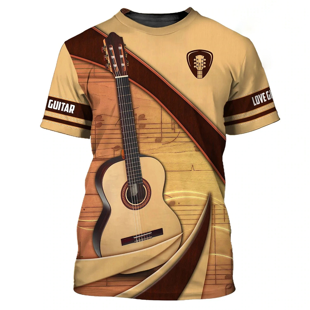 Music Jazz T-shirt 3D Print Sa - Musical Instrument Shop incelemesi ve fiyatı
