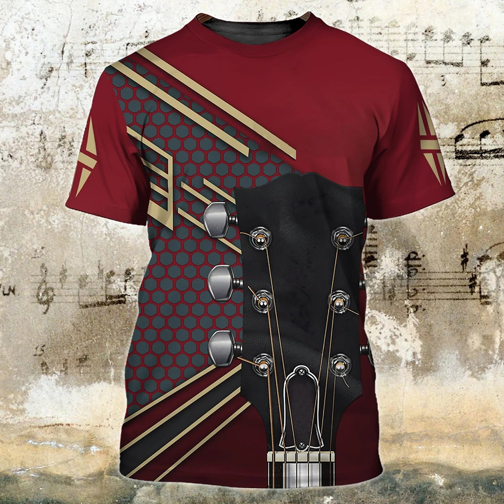 Music Jazz T-shirt 3D Print Sa - Musical Instrument Shop incelemesi ve fiyatı